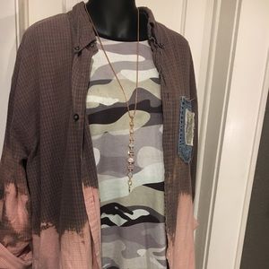 Fantastic Fawn Camo Top New without Tags